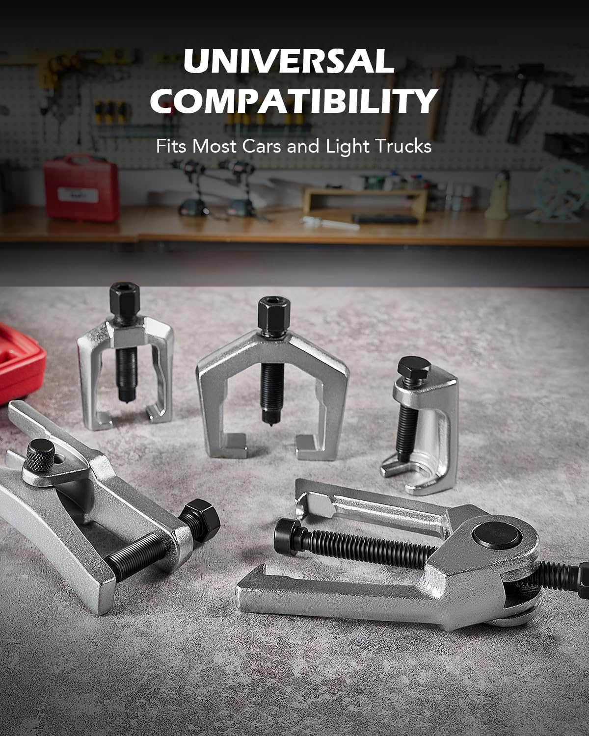 Ball Joint Separator, Tie Rod End Tool Set, Pitman Arm Puller K399356
