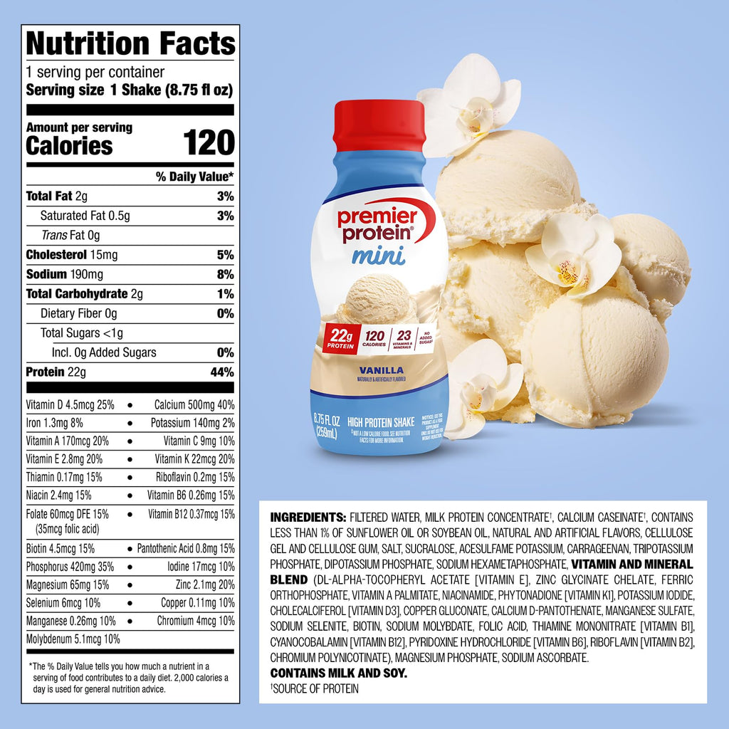 Vanilla 22g Protein Shake 12 Pack F426394