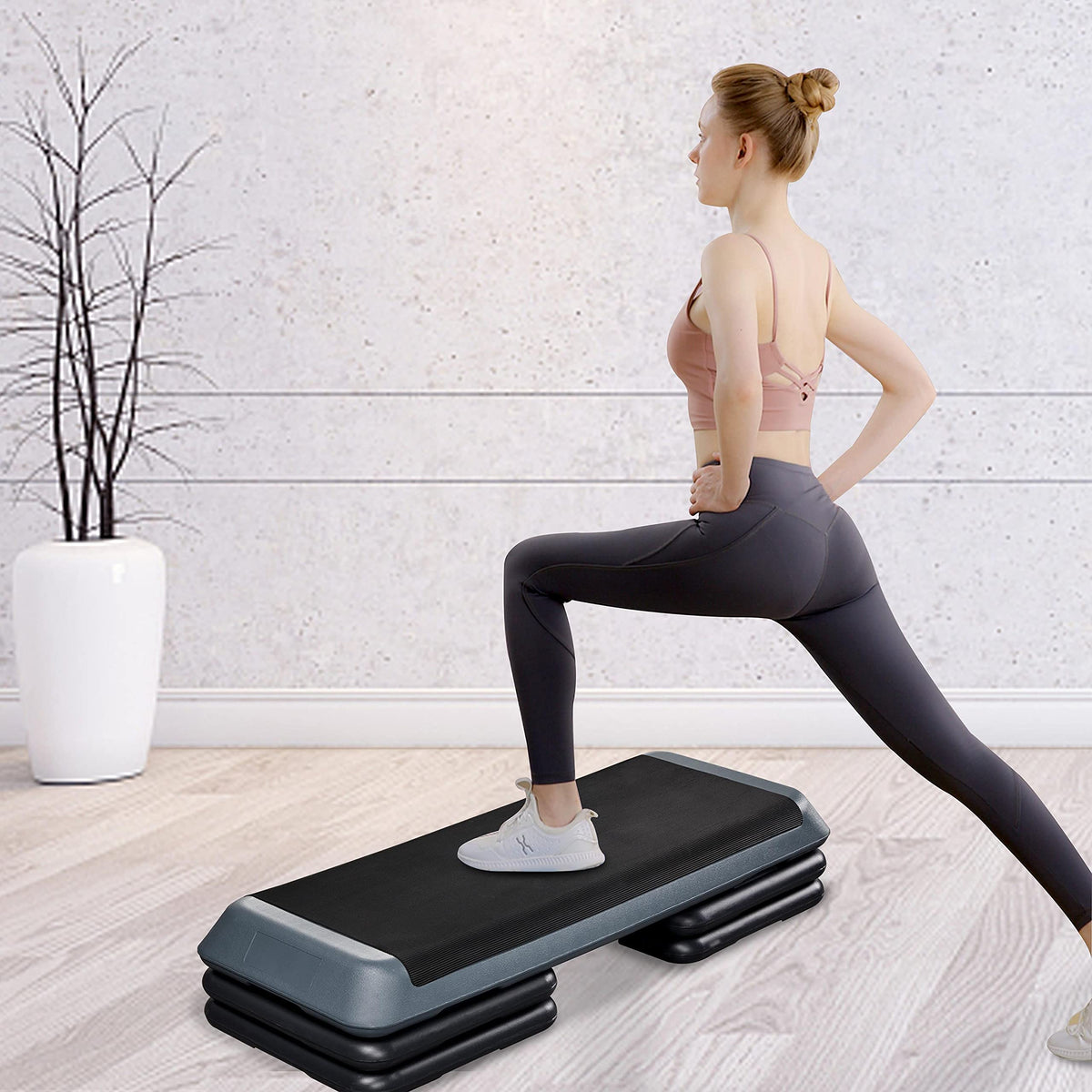 43in 3-Level Adjustable Aerobic Step Platform X62070