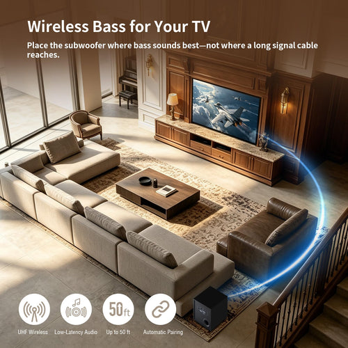 10" Powered Wireless Subwoofer R28256