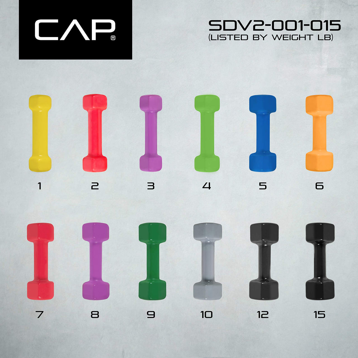 Vinyl Coated Dumbbell B4202