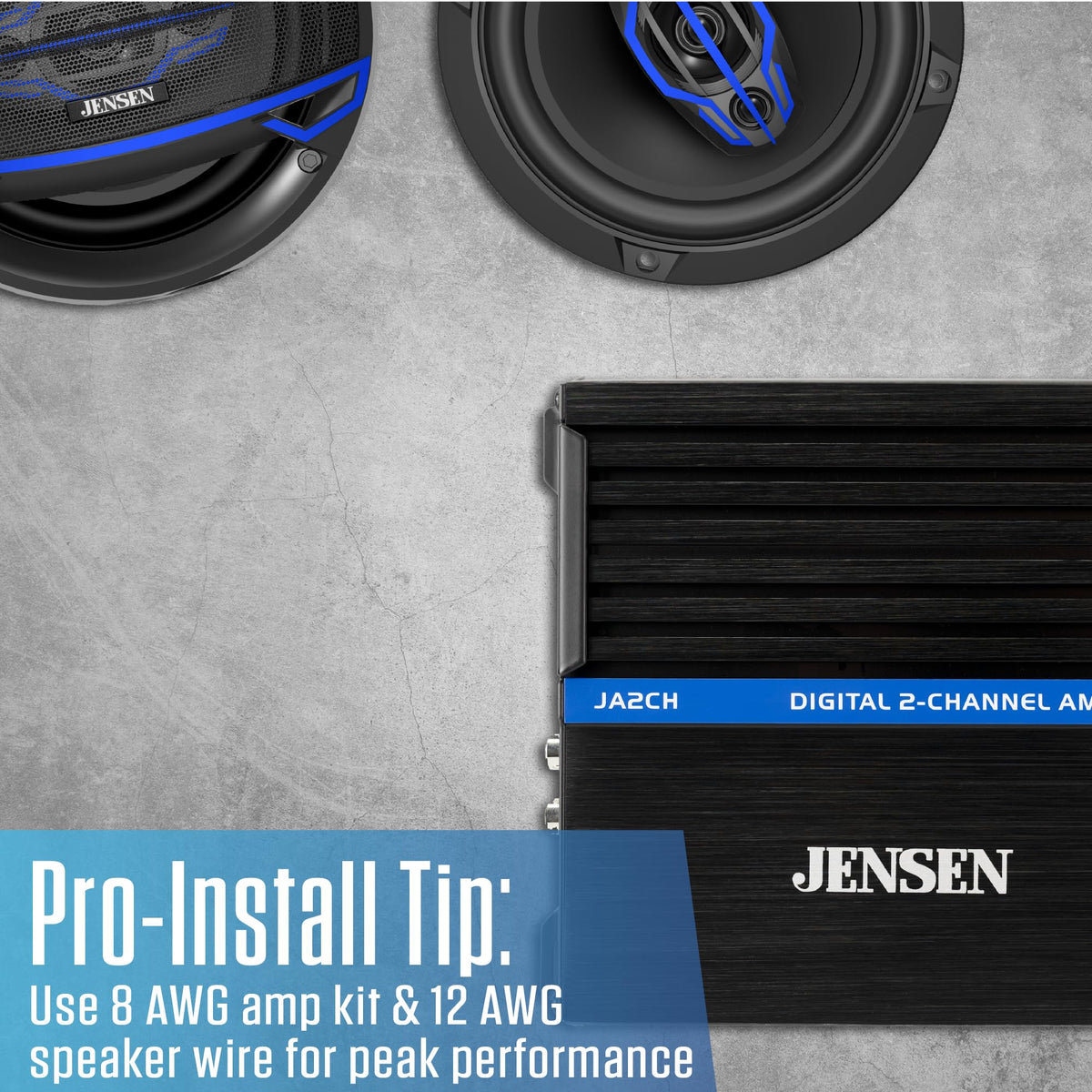 2-Channel Class-D Car Amplifier 600W Peak Y81482
