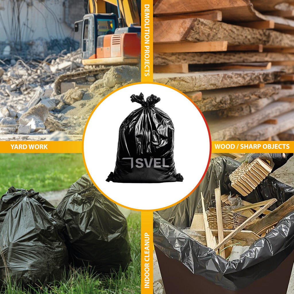Heavy Duty 42 Gallons 2 Mil Trash Bag D36111