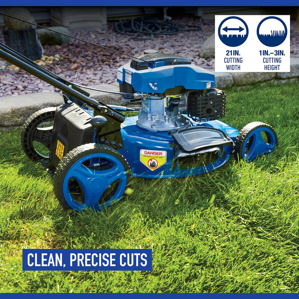 21in. 3-in-1 Gas Lawn Mower H6712