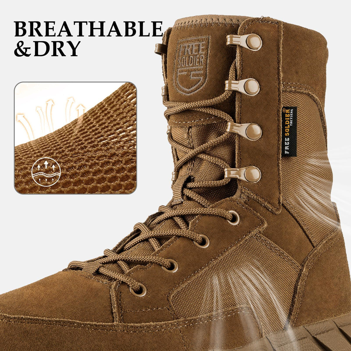 8" Zip Military Tactical Boot N8887
