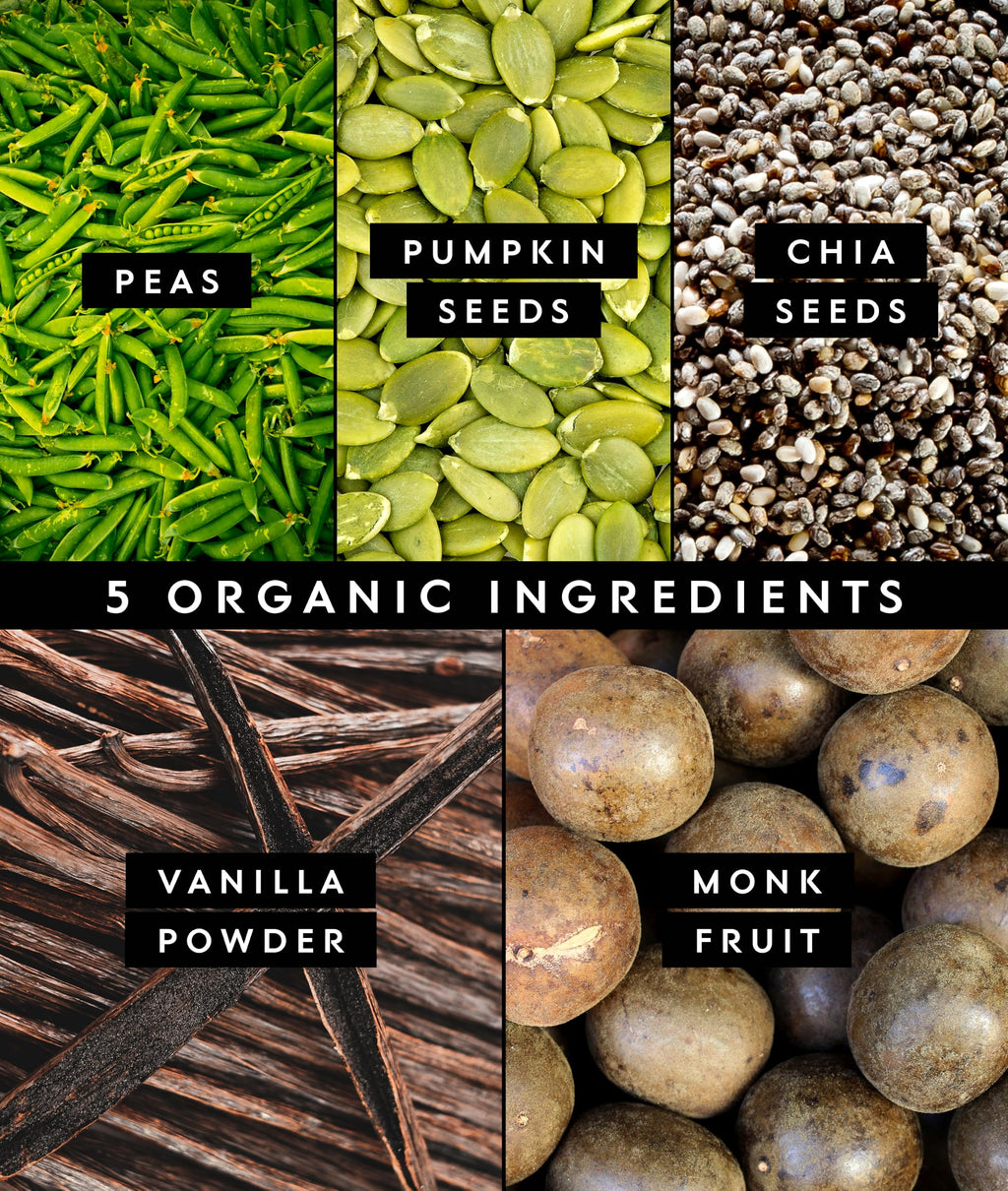 Organic Plant Based Protein Powder Vanilla 18 Servings J86621